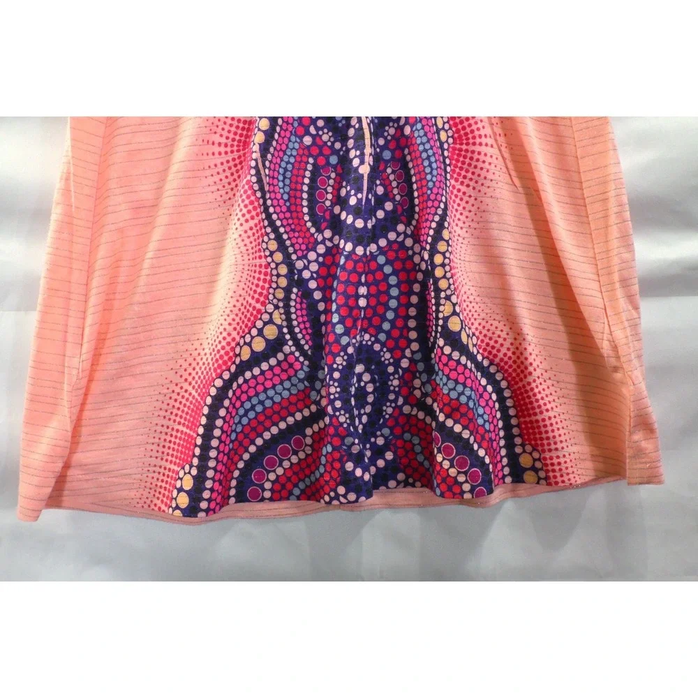One World Pink Purple Embellished Y2K Top PS Petite Beaded Boho Fairycore Dreamy